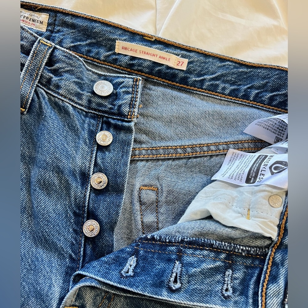 Levi's Ribcage Straight Ankle Women’s Jeans 27 x 27 - Picture 6 of 14